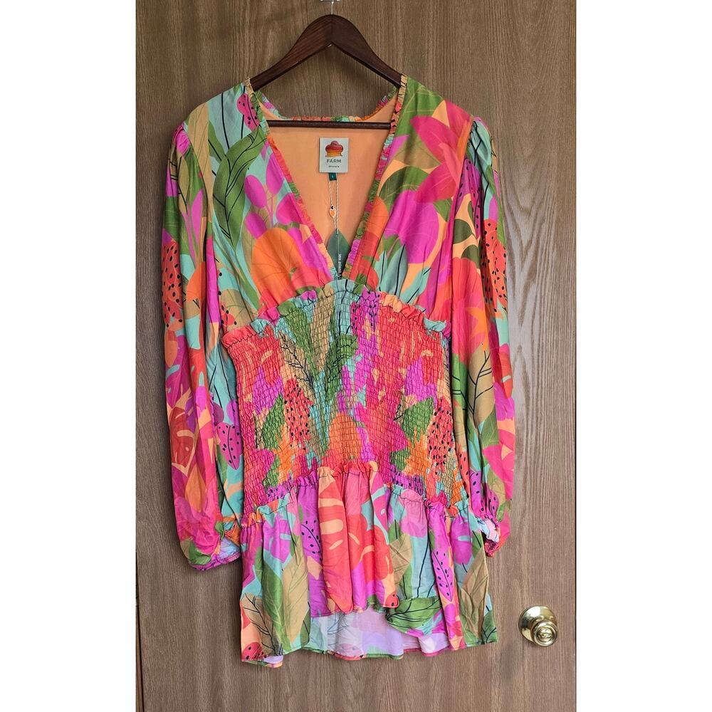 Farm Rio Sweet Forest Mini Dress - Picture 2 of 13